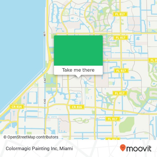 Colormagic Painting Inc map