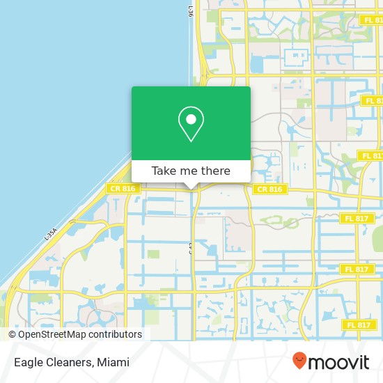 Eagle Cleaners map