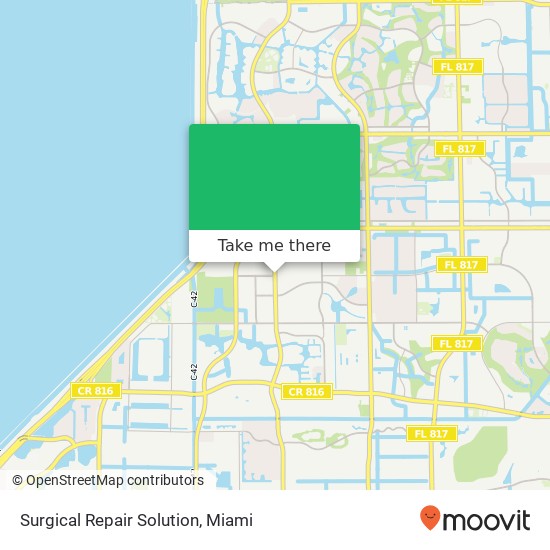 Mapa de Surgical Repair Solution