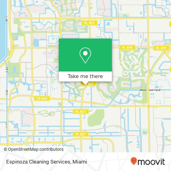 Espinoza Cleaning Services map