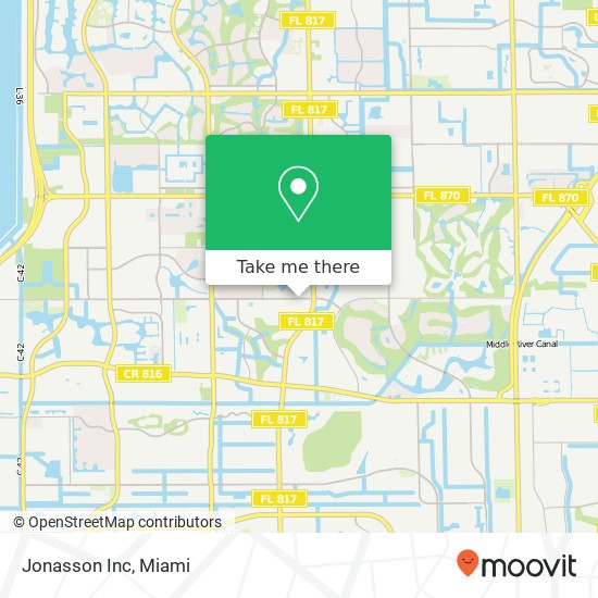 Jonasson Inc map