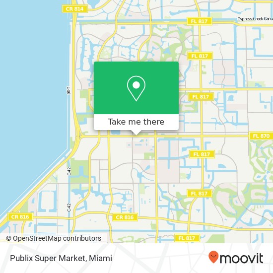 Publix Super Market map