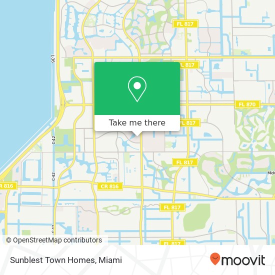 Mapa de Sunblest Town Homes