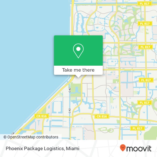 Mapa de Phoenix Package Logistics