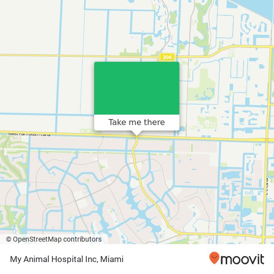 My Animal Hospital Inc map
