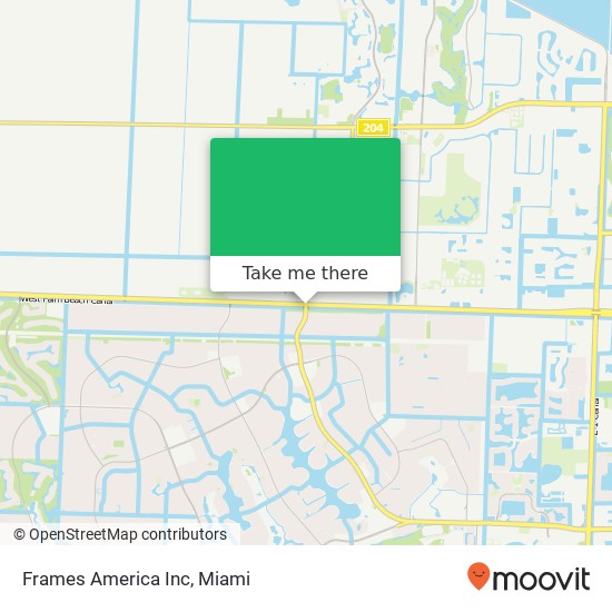 Mapa de Frames America Inc