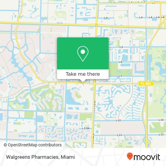 Walgreens Pharmacies map