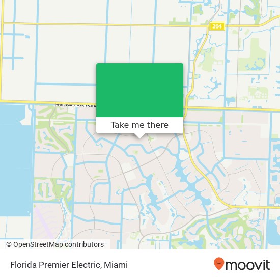 Florida Premier Electric map