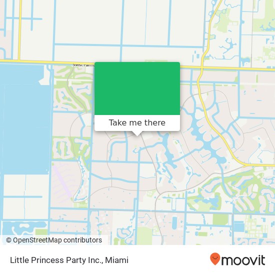Mapa de Little Princess Party Inc.