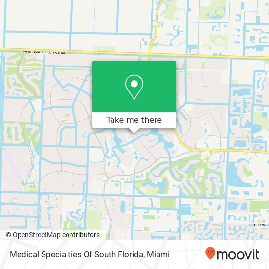 Mapa de Medical Specialties Of South Florida