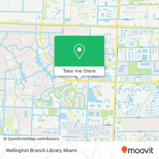 Wellington Branch Library map