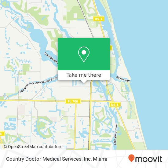 Mapa de Country Doctor Medical Services, Inc