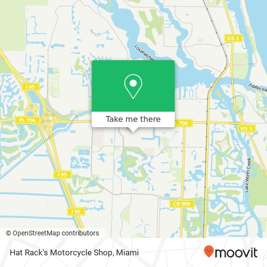 Hat Rack's Motorcycle Shop map