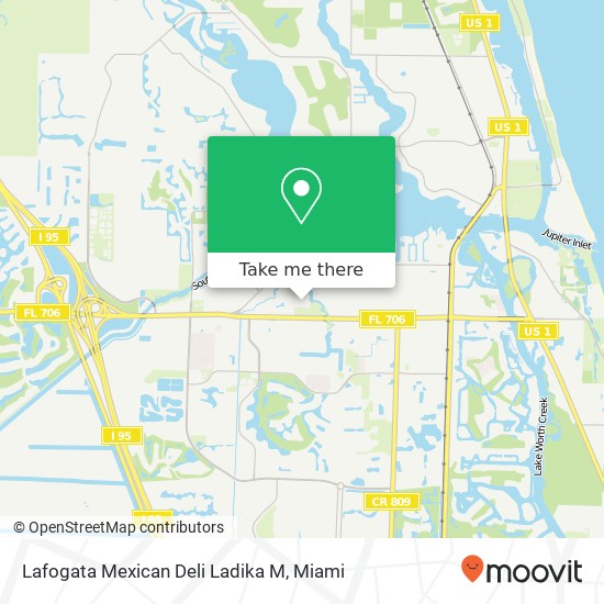 Lafogata Mexican Deli Ladika M map