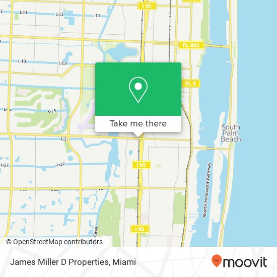 Mapa de James Miller D Properties