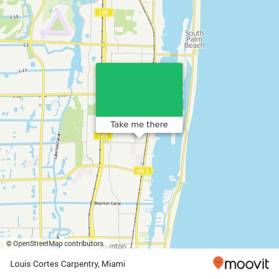 Louis Cortes Carpentry map