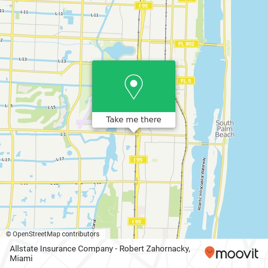 Mapa de Allstate Insurance Company - Robert Zahornacky