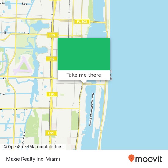 Mapa de Maxie Realty Inc
