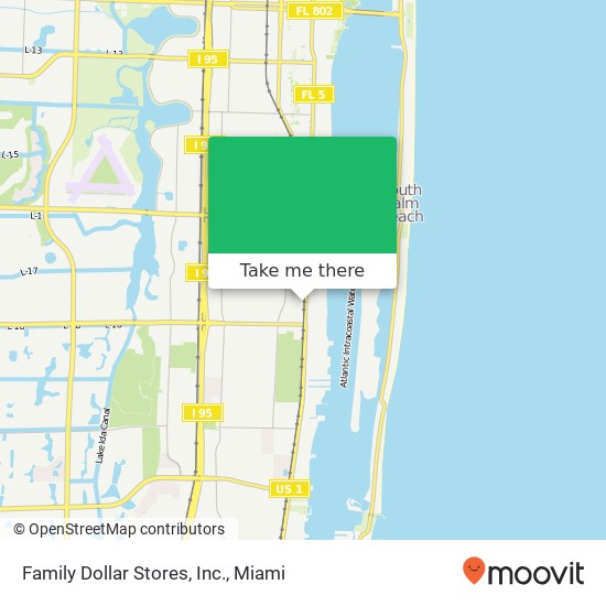 Family Dollar Stores, Inc. map