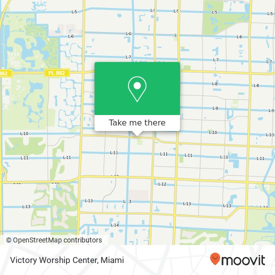 Victory Worship Center map