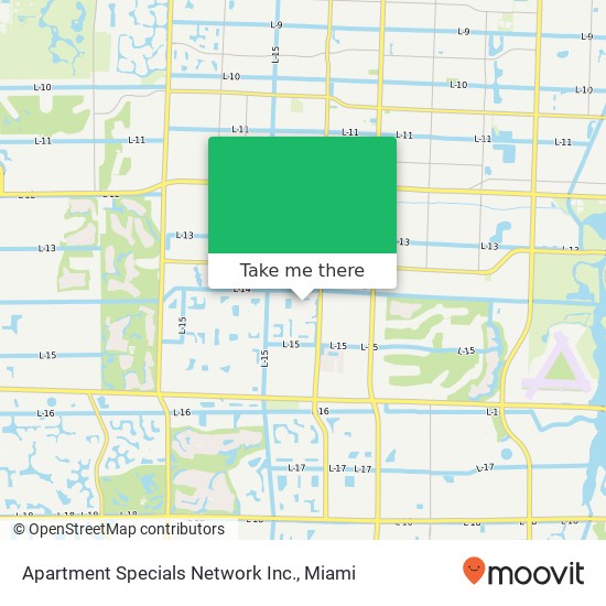 Mapa de Apartment Specials Network Inc.