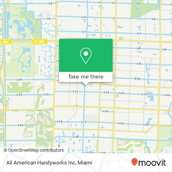 Mapa de All American Handyworks Inc