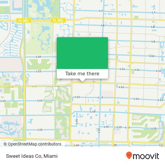 Sweet Ideas Co map