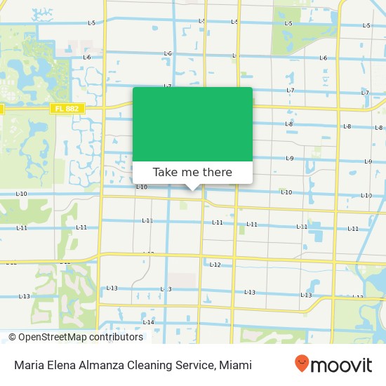 Mapa de Maria Elena Almanza Cleaning Service