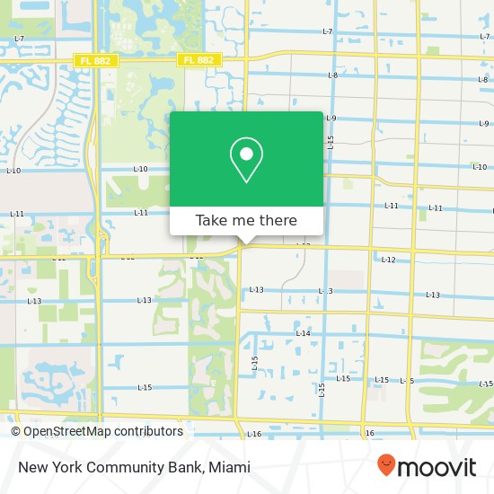 New York Community Bank map