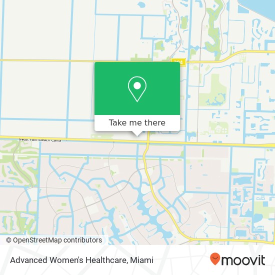 Advanced Women's Healthcare map