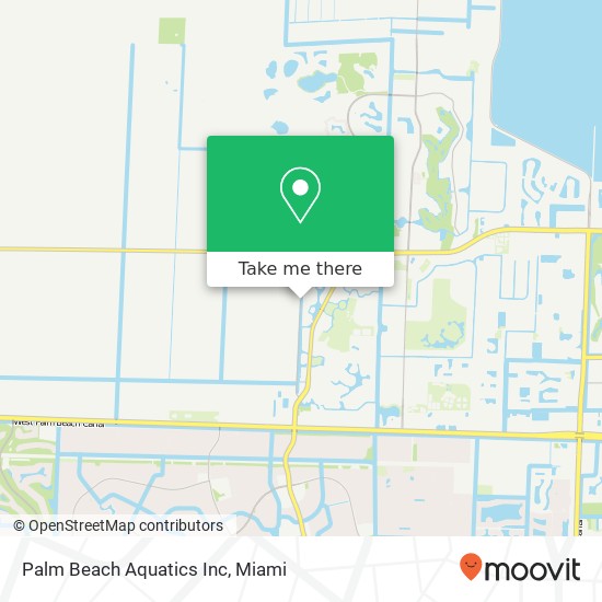 Mapa de Palm Beach Aquatics Inc