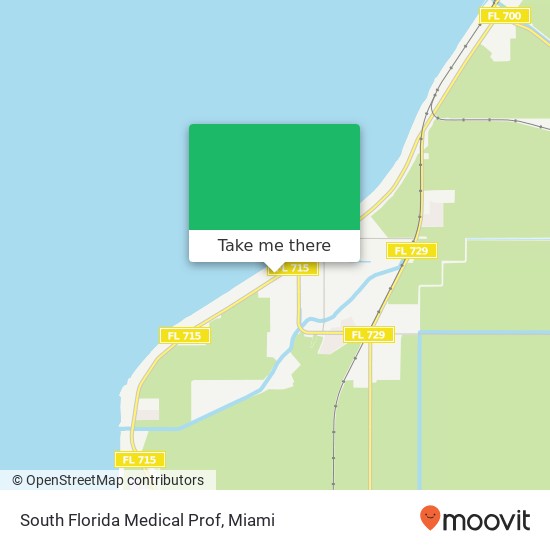 South Florida Medical Prof map