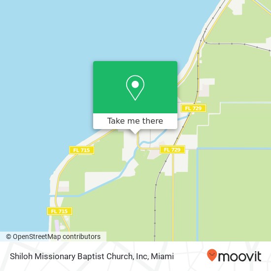 Mapa de Shiloh Missionary Baptist Church, Inc