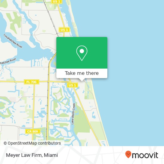 Meyer Law Firm map