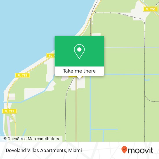 Mapa de Doveland Villas Apartments