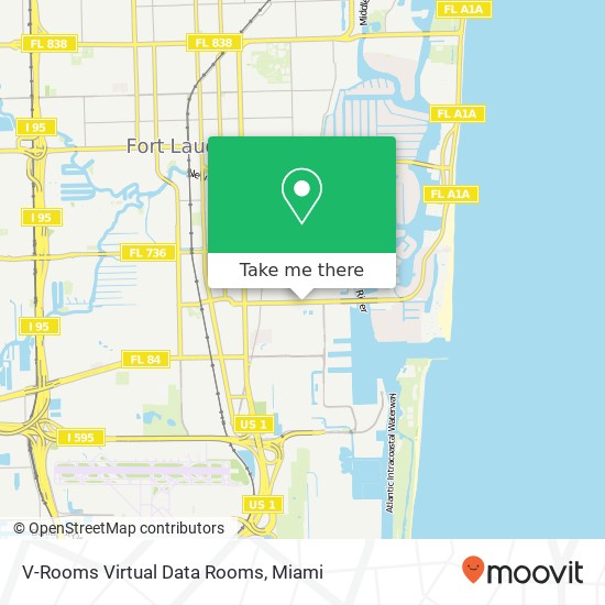 Mapa de V-Rooms Virtual Data Rooms