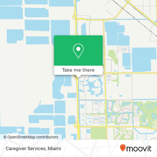 Caregiver Services map