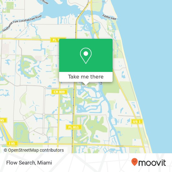 Flow Search map