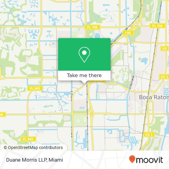 Mapa de Duane Morris LLP