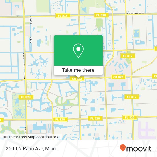 2500 N Palm Ave map