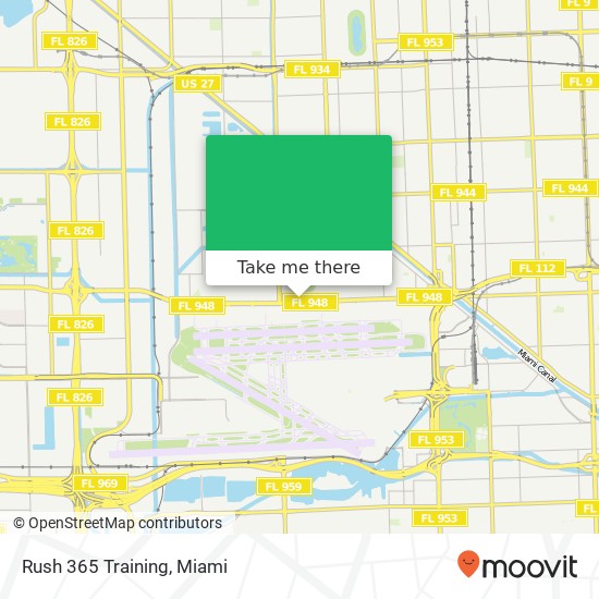 Mapa de Rush 365 Training