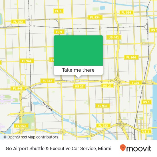 Mapa de Go Airport Shuttle & Executive Car Service