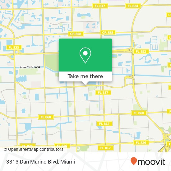 3313 Dan Marino Blvd map