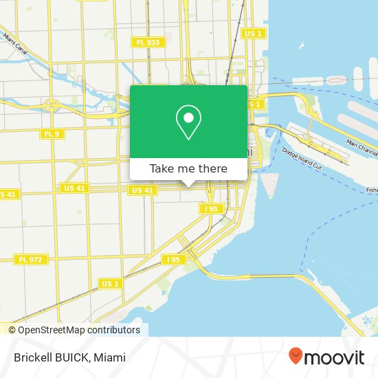 Mapa de Brickell BUICK