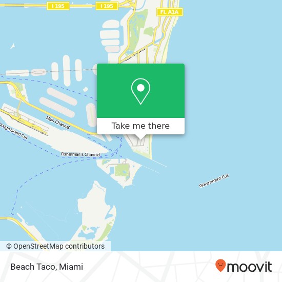 Beach Taco map