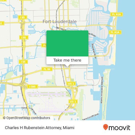 Charles H Rubenstein Attorney map