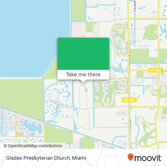 Mapa de Glades Presbyterian Church