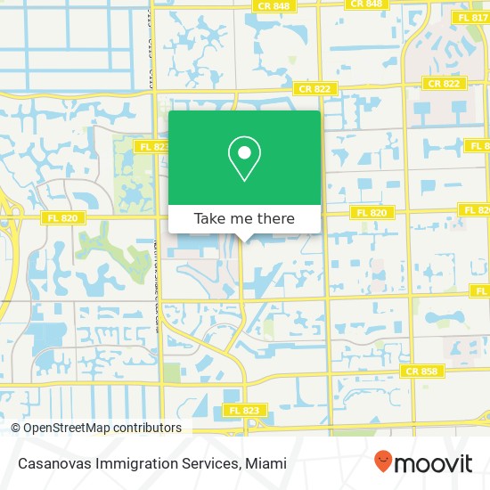 Casanovas Immigration Services map