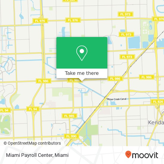 Mapa de Miami Payroll Center