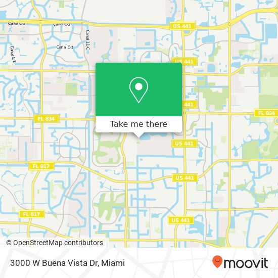 3000 W Buena Vista Dr map